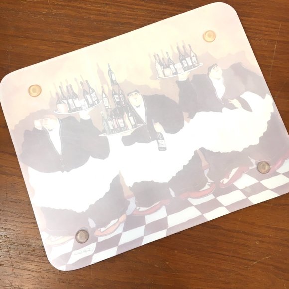 Vintage Tempered Glass Cheese Board - Picture 4 of 6